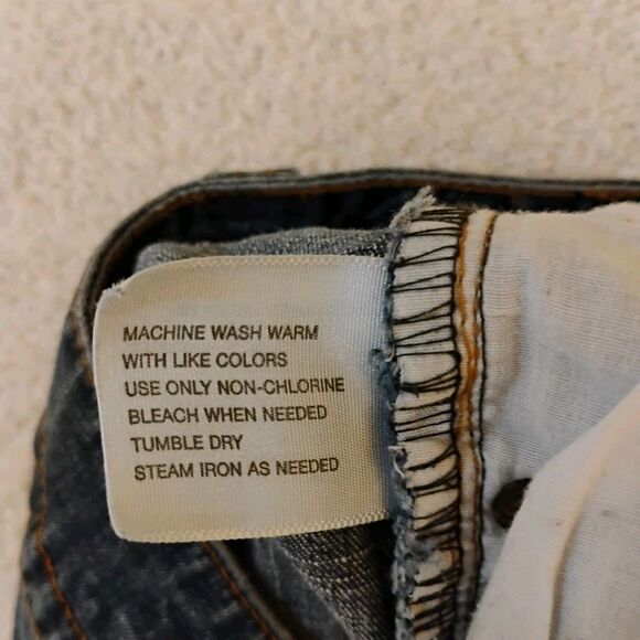 Y2K Arizona Low-rise Bootcut Denim Jeans Hip-huggers City Western Size 9 - Picture 5 of 13